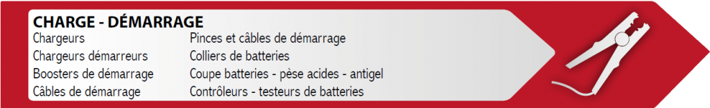 Catalogue - charge - démarrage